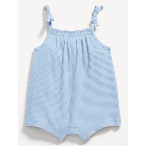 Sleeveless Tie-Bow One-Piece Romper for Baby
