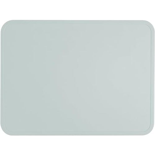 Simple Modern Silicone Placemat for Baby, Toddlers, Kids | Non-Slip Baby Eating Table Food Mat for Restaurants and Dining Table | Piper Collection | Sea Glass Sage - Silicone Baby Placemat
