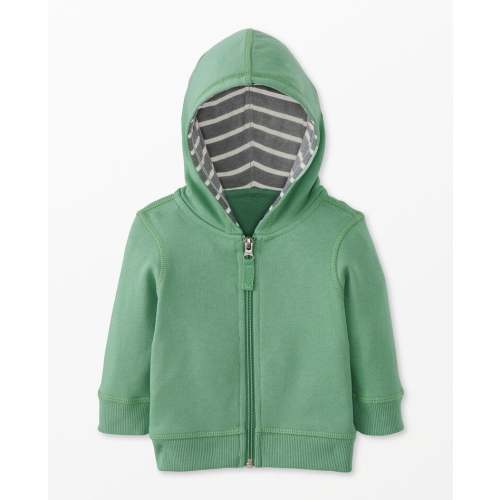 6-12M - Baby French Terry Hoodie | Hanna Andersson