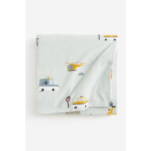 PATTERNED FLEECE THROW