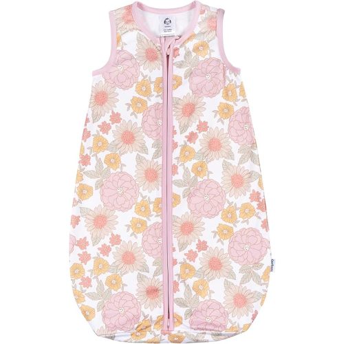 Gerber Baby Unisex Sleepbag Wearable Blanket, Retro Floral, 0-6M
