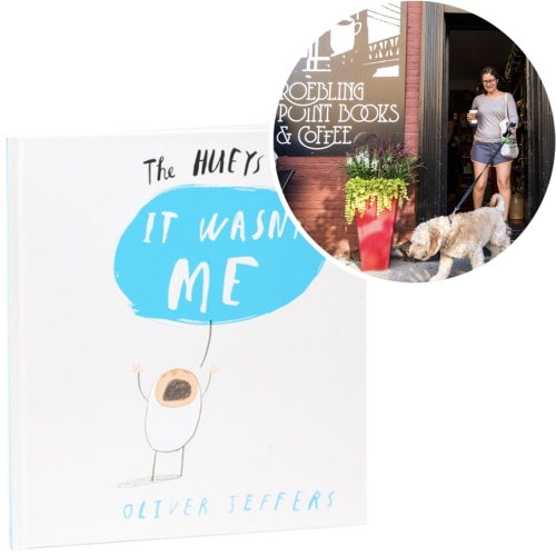The Hueys in It Wasn't Me by Oliver Jeffers