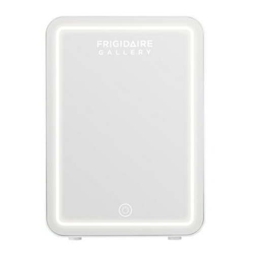 Frigidaire 9 Can Mini Cooler / Skincare Fridge, Built In Mirror And Light