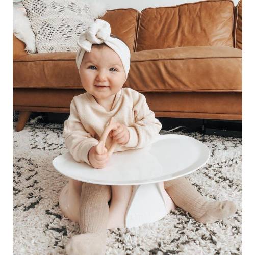 Upseat Baby Floor and Booster Seat with Tray | Coconut