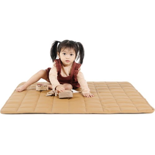 GATHRE Quilted Play Mat, Camel