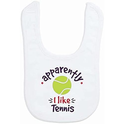 ChalkTalkSPORTS Tennis Baby & Infant Bibs | Soft Microfiber Tennis Baby Bibs