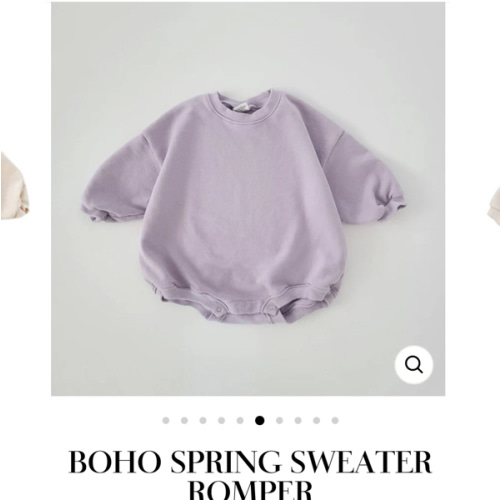 Boho Spring Sweater Romper – The Boho Bebe