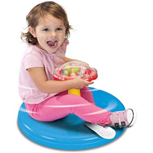 Grow'n Up Twirl 'n Whirl Go-Round | Indoor & Outdoor Spinning Activity Toy for Toddlers – Promotes Motor Skills Development, Balance and Coordination