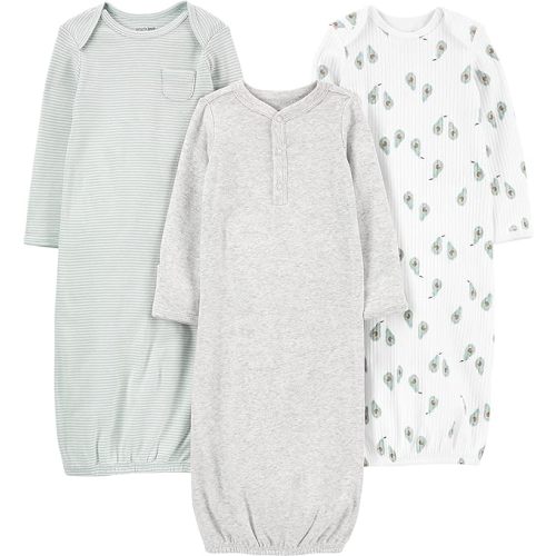 Simple Joys by Carter's Baby 3-Pack Neutral Cotton Sleeper Gown