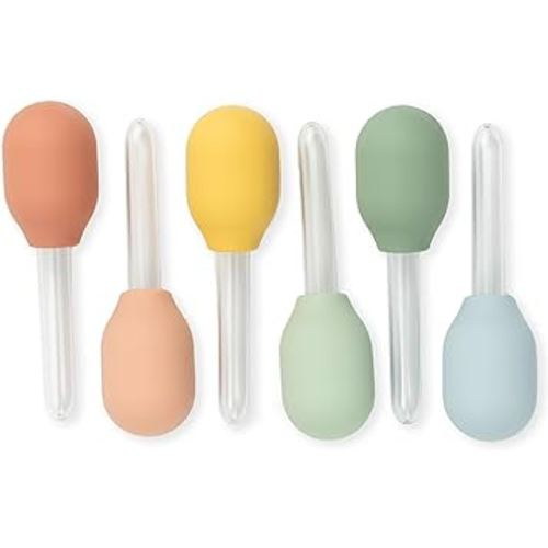Inspire My Play 6 x Pastel Liquid Droppers For Kids Crafts - Sensory Play Pipettes for Kids - Sensory Play Toys and Accessories