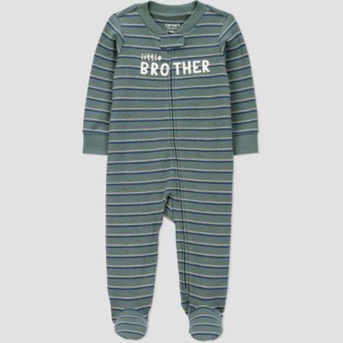 Carter's Just One You® Baby Boys' Little Brother Sleep N' Play - Green Newborn