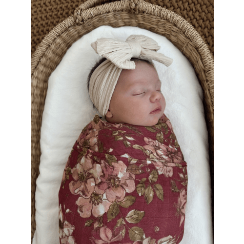 Muslin Swaddle, Woodrose