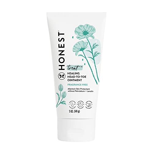 The Honest Company Head to Toe Multi-Purpose Healing Ointment | Gentle for Baby | Hypoallergenic, Vegan, Allantoin-Powered | 5 oz - Multi-Purpose Healing Ointment, 5 oz