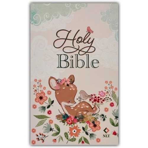 NLT Infant Bible--hardcover, pink