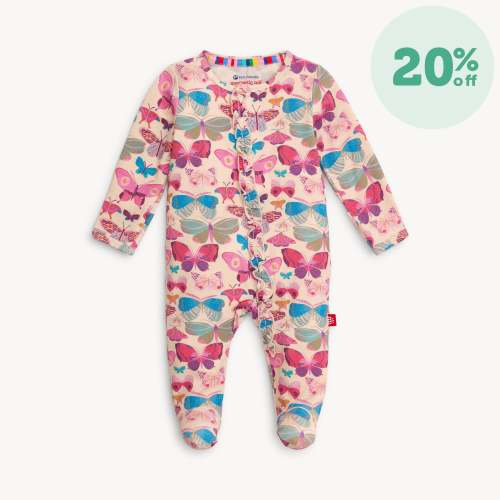 all a-flutter modal magnetic parent favorite footie with ruffle – Magnetic Me