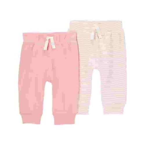 Carter's Child of Mine Baby Girl Pants, 2-Pack, Sizes Preemie-18 Months
