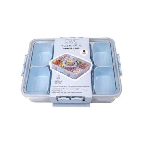 Cook With Color Sparkle Snack Box Food Storage Container Purple