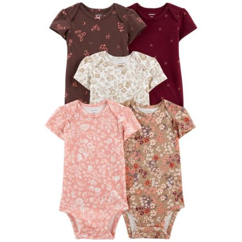 Baby 5-Pack Short-Sleeve Bodysuits - Carter's | Carter's