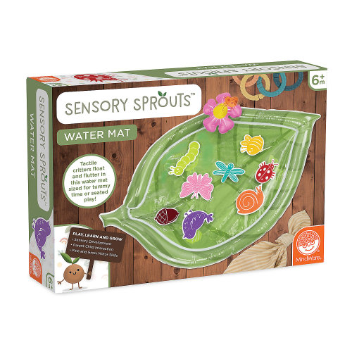 MindWare Sensory Sprouts Water Mat for Babies 6 Months & Up