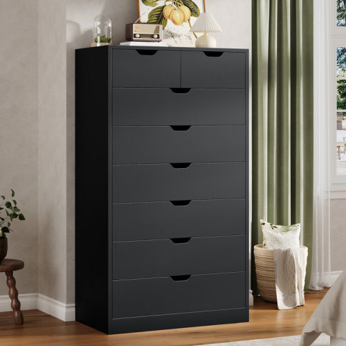 Ebern Designs Tall 8 Drawer Dresser, Modern Chest Of Drawers For Bedroom,closet Dressers With Drawers For Living Room, Entryway, Hallway & Reviews | Wayfair