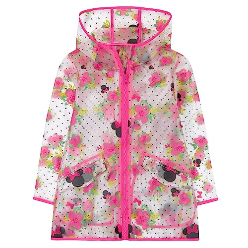 ABG Accessories Girls Rain Coat Disney Minnie, Mickey Mouse, Princess, Nickelodeon Paw Patrol for Kids 2-7 Years