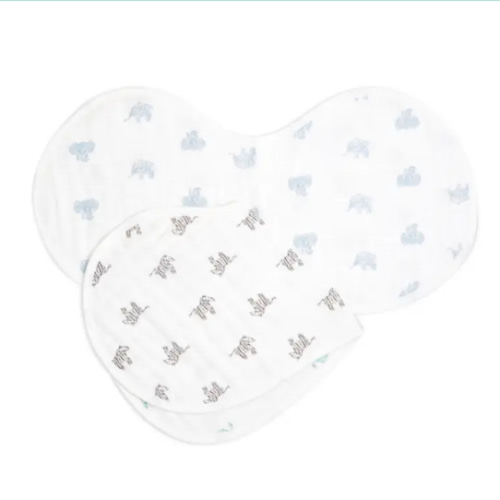 Organic Cotton Burpy Bibs 2pk | aden + anais