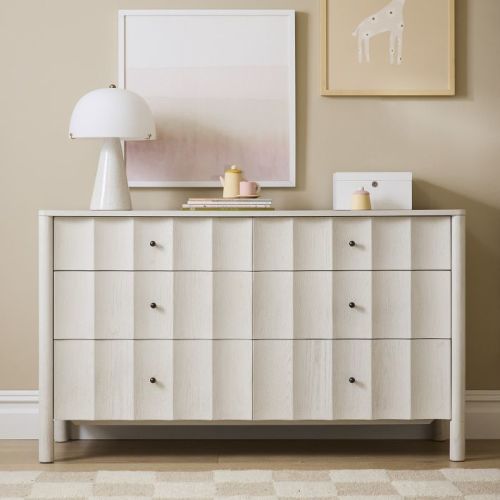 Kids Scalloped 6-Drawer Dresser (56")