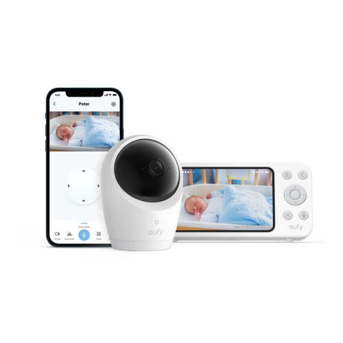 Eufy Baby Monitor E20 - Baby monitoring system - battery powered, USB, AC powered - 1 camera(s)
