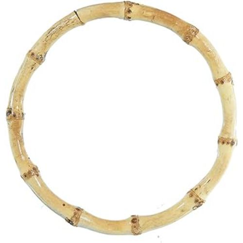 Natural Bamboo Rings – Alternative to Metal Rings – Crafting, DIY, Home Improvement, and More (6 Inch)