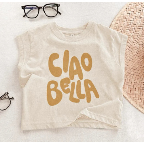 CIAO BELLA Baby Slogan Tank Top