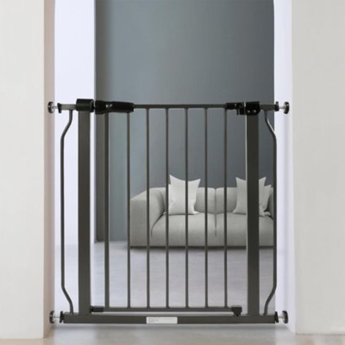 BalanceFrom Walk-Thru Safety Gate for Baby & Pets, 29.1" to 33.8" Opening, 30"H, Graphite