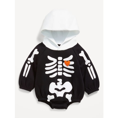 Unisex Hooded Graphic One-Piece Romper for Baby