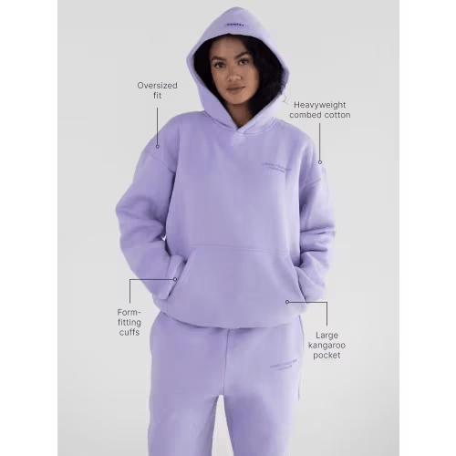 3x Purple Pastel Hoodie