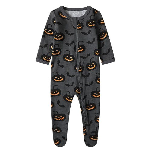 O2 BABY Baby Boys Girls Organic Cotton Zip-Front Sleeper Pajamas, Footed Sleep 'n Play