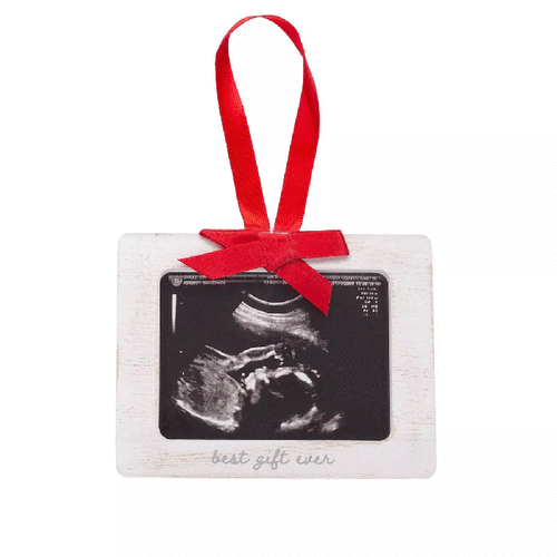 Holiday Best Gift Sonogram Ornament