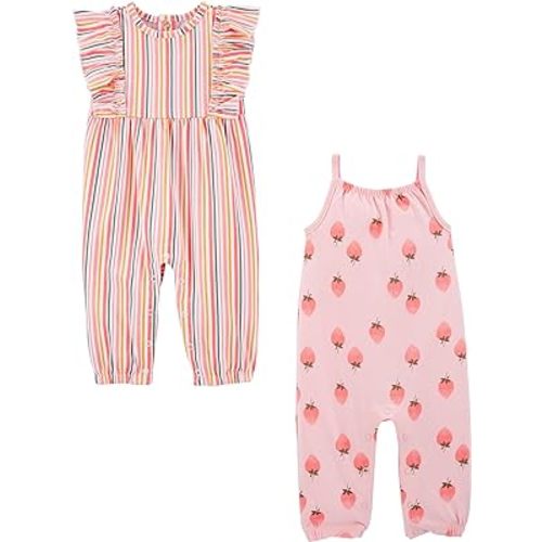Simple Joys by Carter's baby-girls 2-pack Fashion Jumpsuits