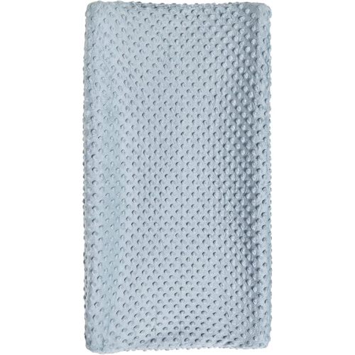 Changing Pad Cover Super Soft Dots Skin-Friendly Breathable Wipeable Changing Table Sheets for Baby Boy and Baby Girl (Cloud Blue)