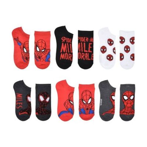Boys' Spider-Man No Show Socks - Red XS/S