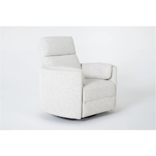 Rayna Quartz Nursery 40" Power Swivel Glider Recliner | Living Spaces
