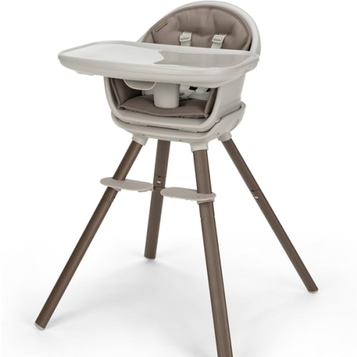 Maxi-COSI Moa 8-in-1 High Chairs for Babies and Toddlers, Machine Washable Infant High Chair, Compact, Convertible High Chair Lightweight Design, Truffle