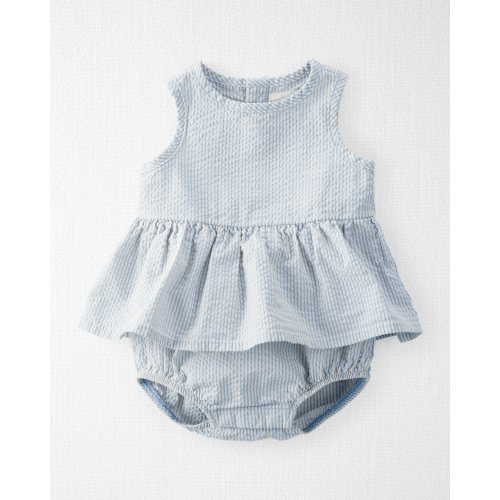 Baby Organic Cotton Seersucker Sunsuit - Little Planet | Carter's