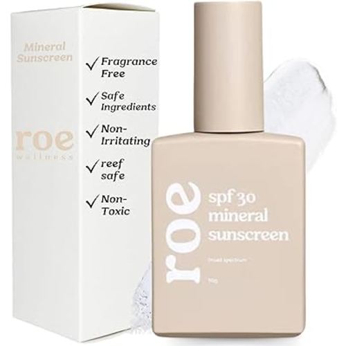 Roe Wellness- Baby Mineral Sunscreen SPF 30 | Non-Greasy, Reef Safe, Paraben-Free