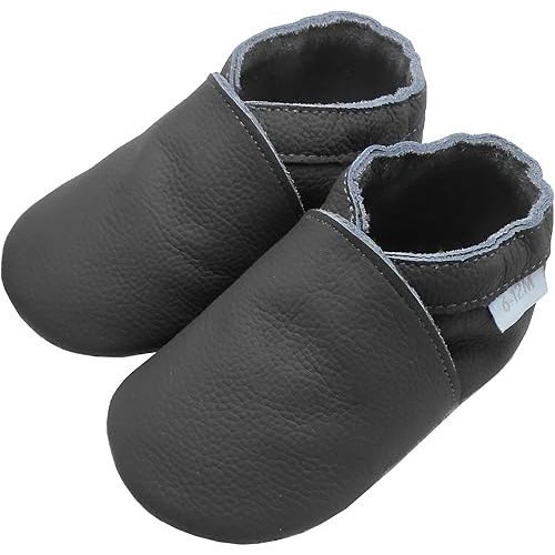 Leather Baby Shoes Boys Girls Moccasins Infant Toddler Slippers Soft Sole Anti-Slip Baby Walking Crib Shoes