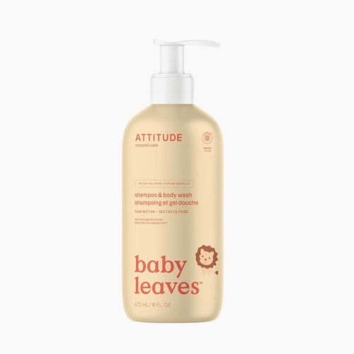 ATTITUDE 2-in-1 Shampoo and Body Wash for Baby - Pear Nectar, 16 Fl Oz