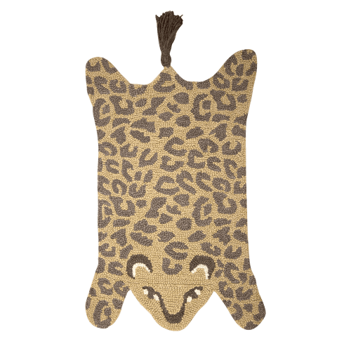 Leopard Rug - Animal Shape Rug | Crane Baby