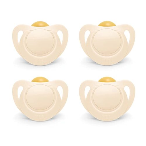 NUK for Nature™ Natural Rubber Pacifier, 4-Pack, Neutral, 0-6M