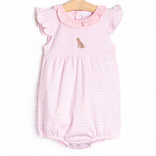 Aurora Angel Sleeve Pima Applique Bubble, Pink – Stitchy Fish