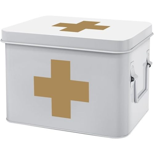 Flexzion First Aid Medicine Box - 8.5 inch