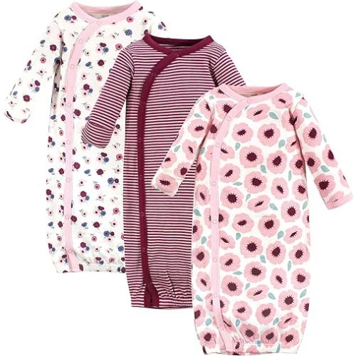 Touched by Nature Baby Girls' Organic Cotton Kimono Gowns