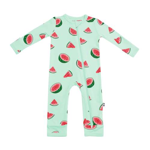12-18m Zippered Romper in Watermelon
